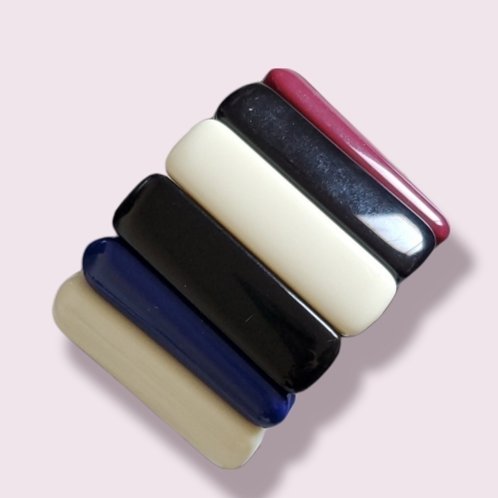INC Colorful Bar Acrylic Stretch Bracelet …